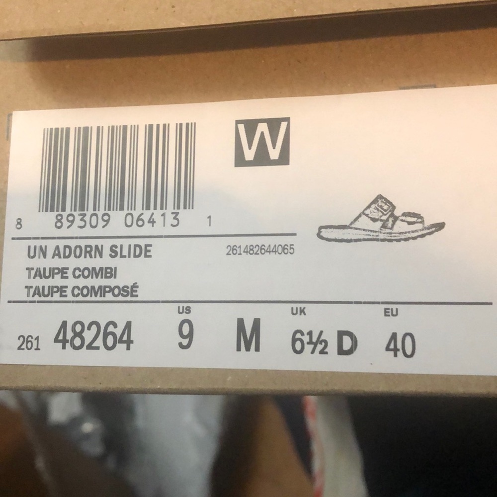 NIB Clarks - Womens Un Adorn Slide Shoes - Picture 8 of 8
